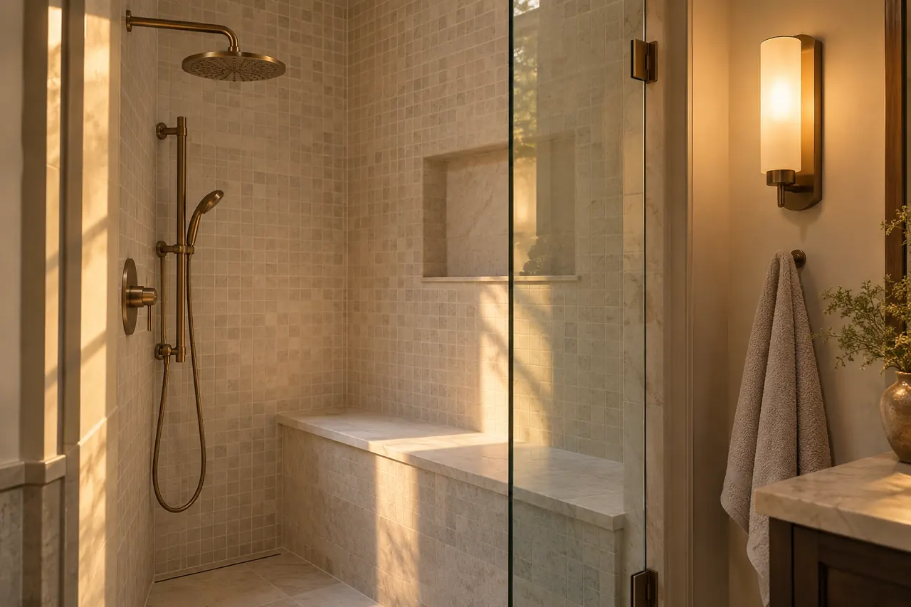 shower remodeling concept · Midlothian