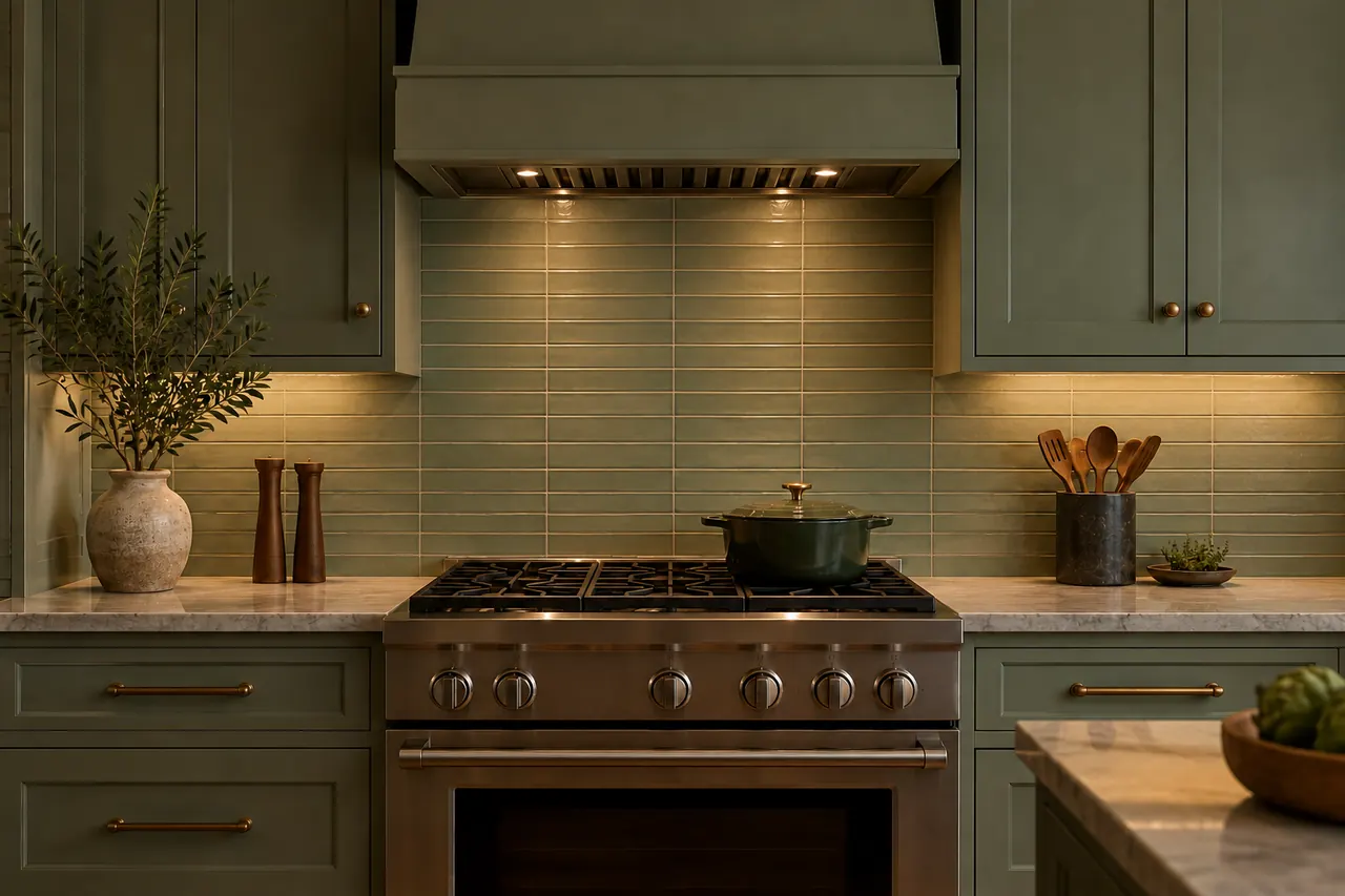 backsplash installation concept · North Richland Hills