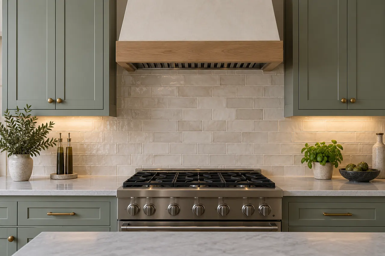 backsplash installation concept · North Richland Hills