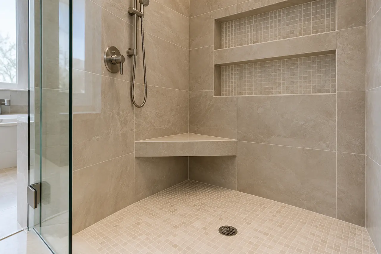 bathroom remodeling concept · North Richland Hills