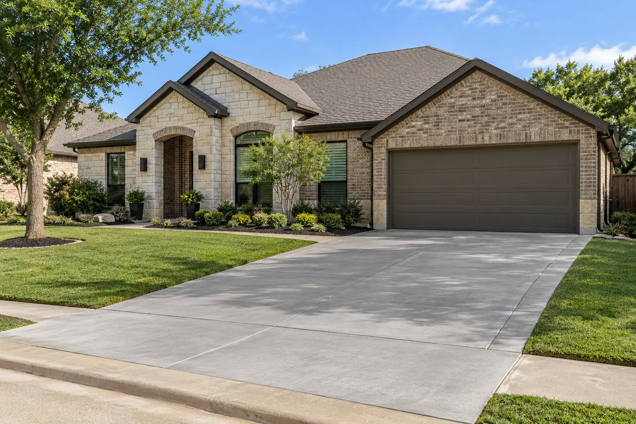 concrete driveways concept · North Richland Hills