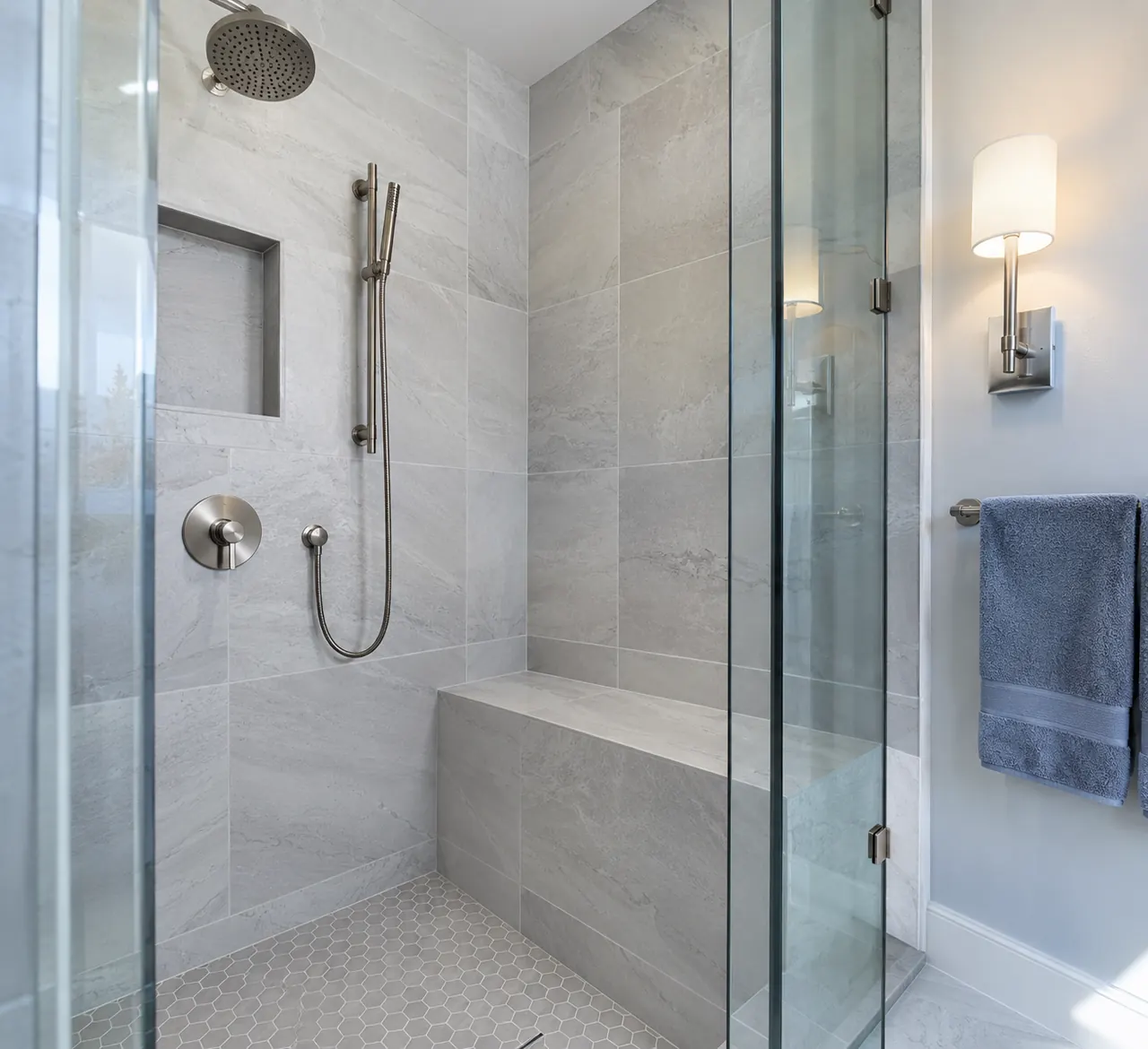 shower remodeling concept · North Richland Hills