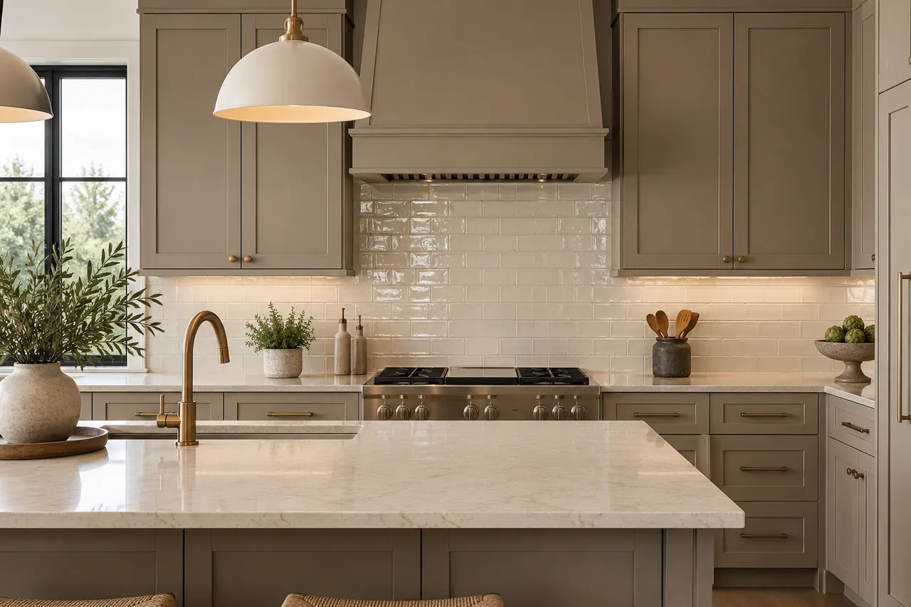 backsplash installation concept · Ovilla