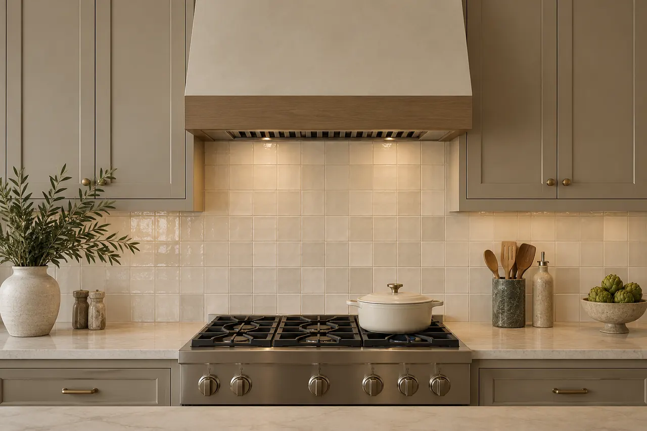 backsplash installation concept · Ovilla