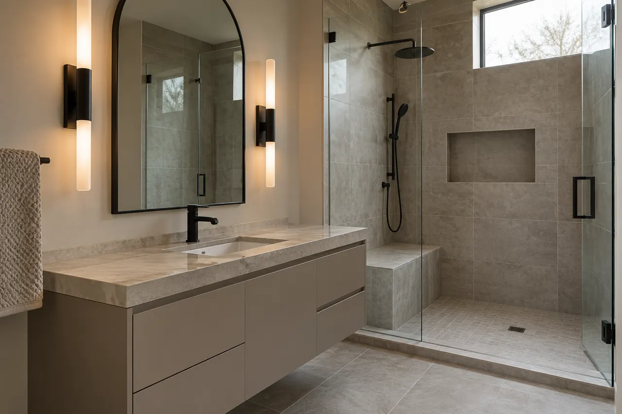 bathroom remodeling concept · Ovilla