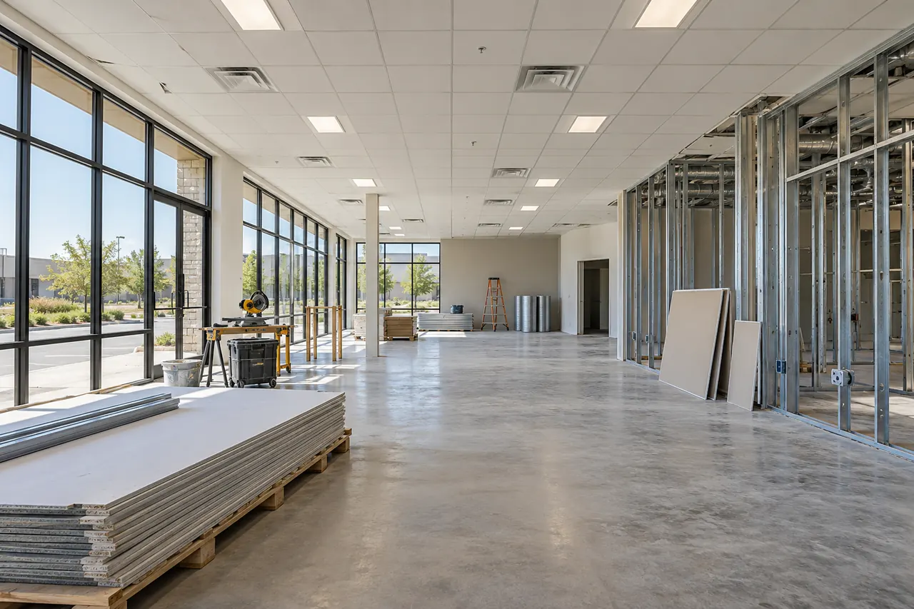commercial construction concept · Ovilla
