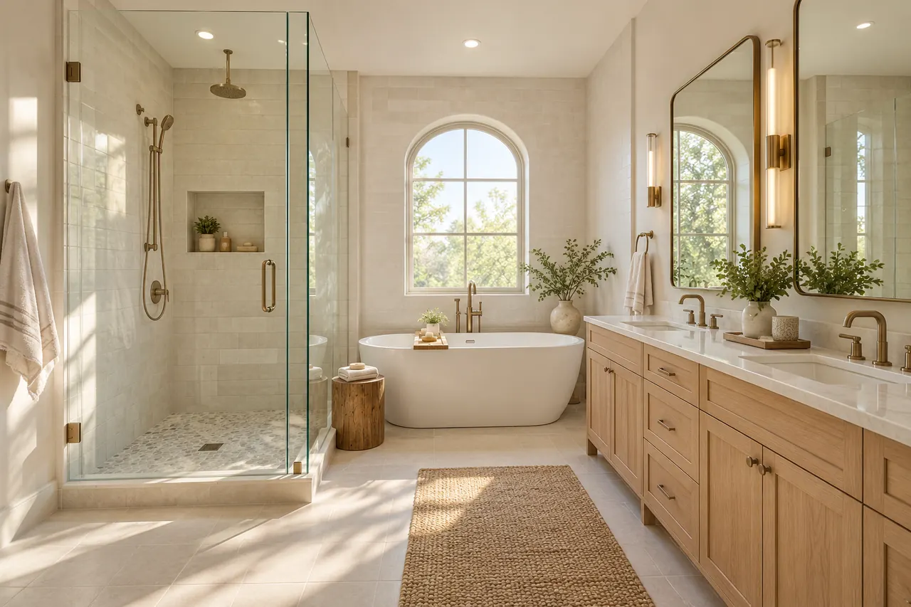 bathroom remodeling concept · Plano