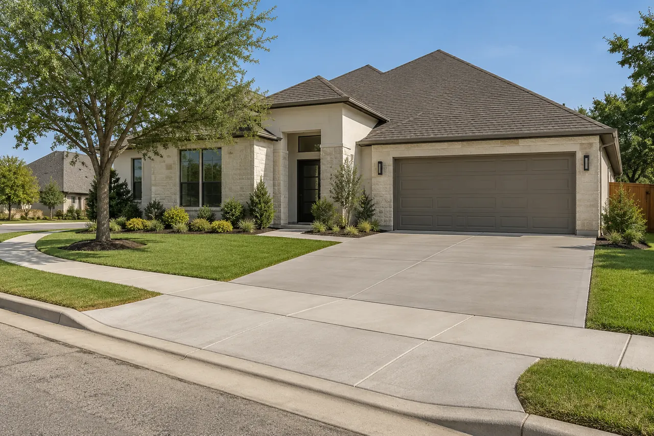 concrete driveways concept · Plano