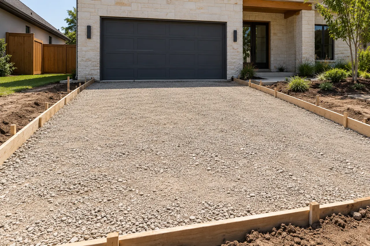 concrete driveways concept · Plano