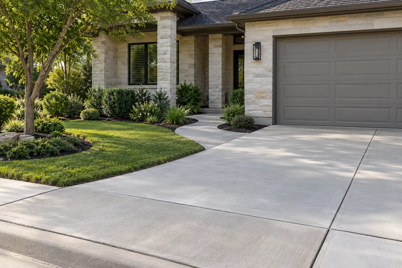 concrete driveways concept · Plano