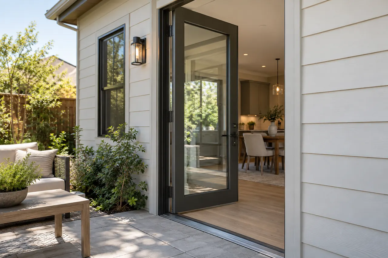 door installation concept · Plano