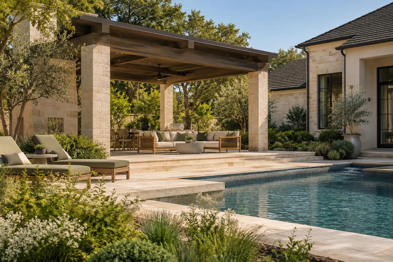 outdoor living concept · Plano