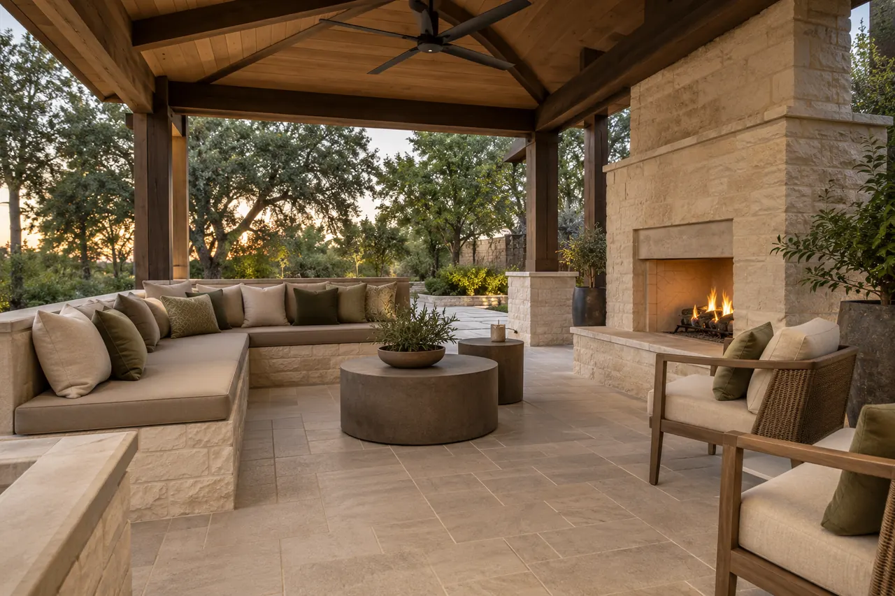 outdoor living concept · Plano