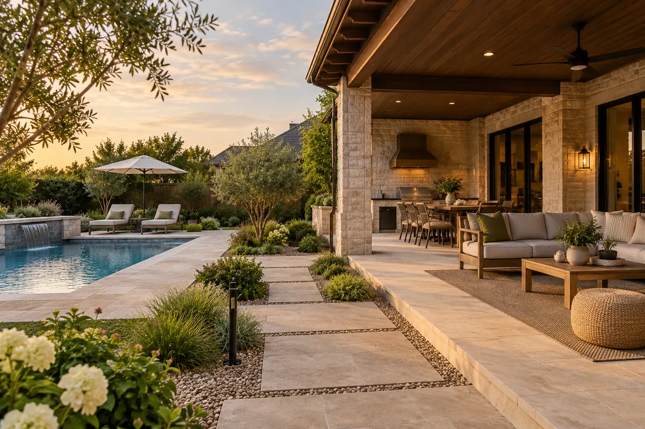 outdoor living concept · Plano