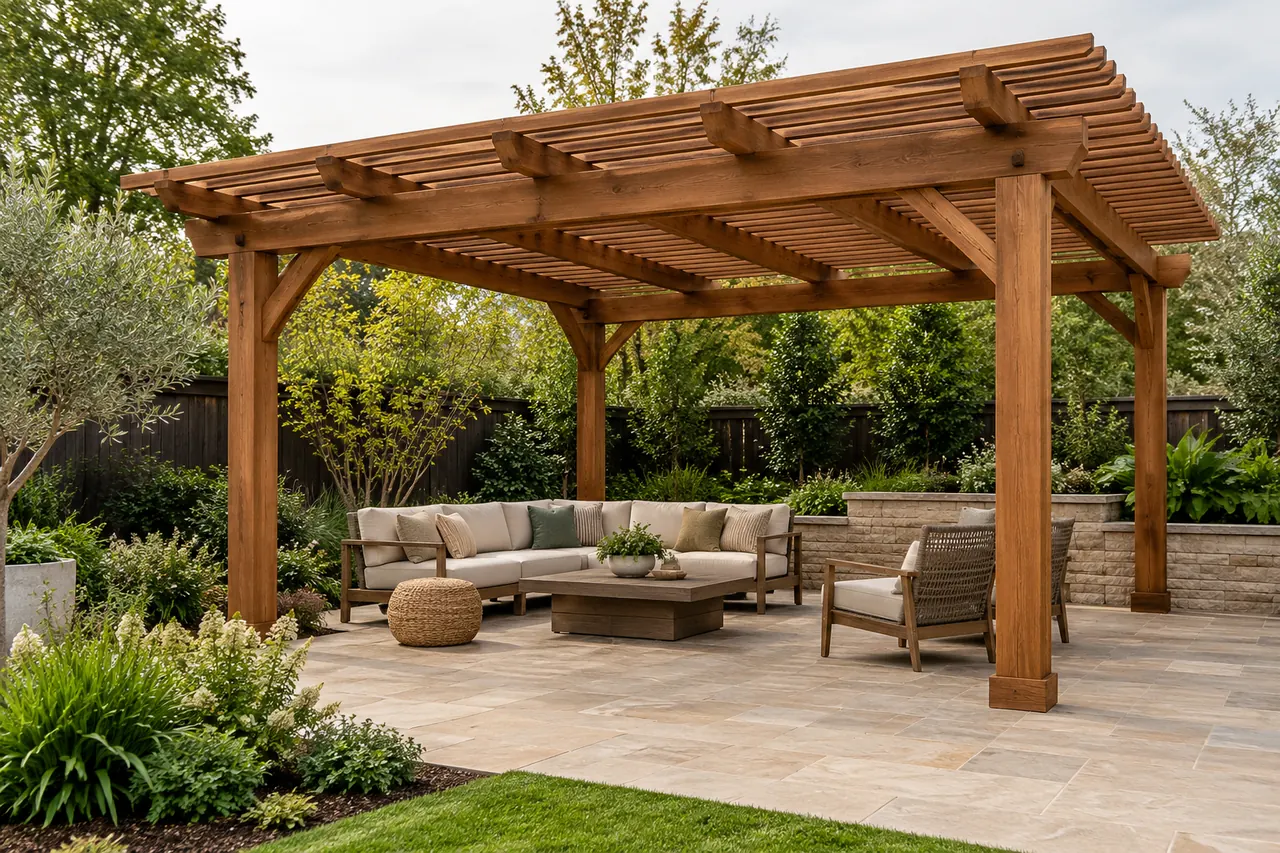 pergolas concept · Plano