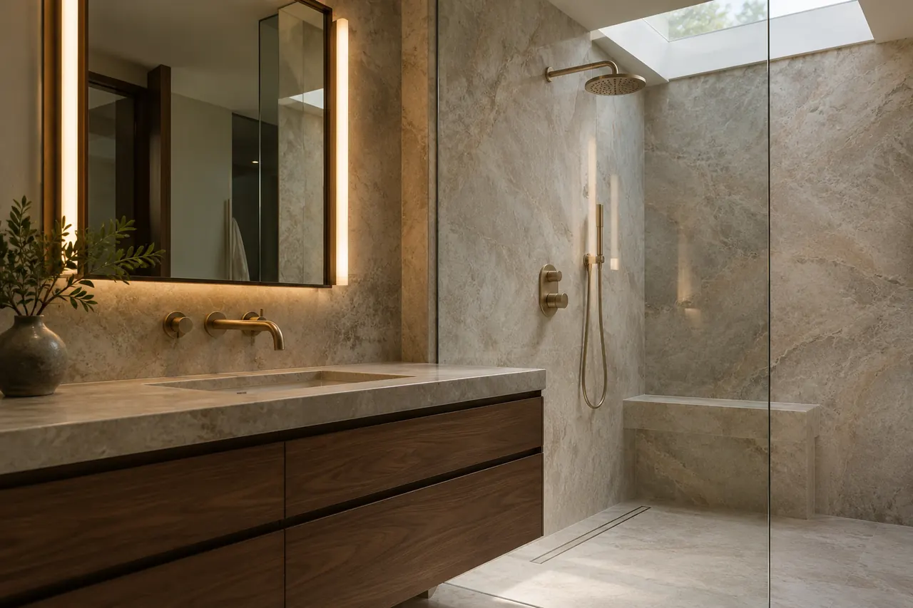 shower remodeling concept · Plano