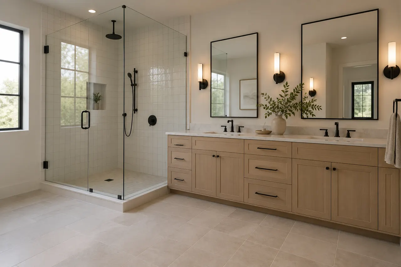 shower remodeling concept · Plano