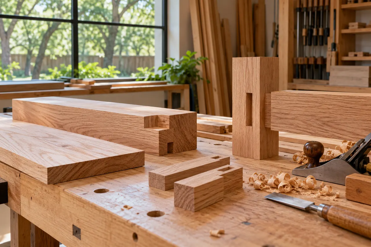 carpentry concept · Red Oak
