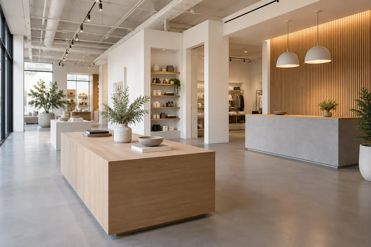 commercial construction concept · Red Oak