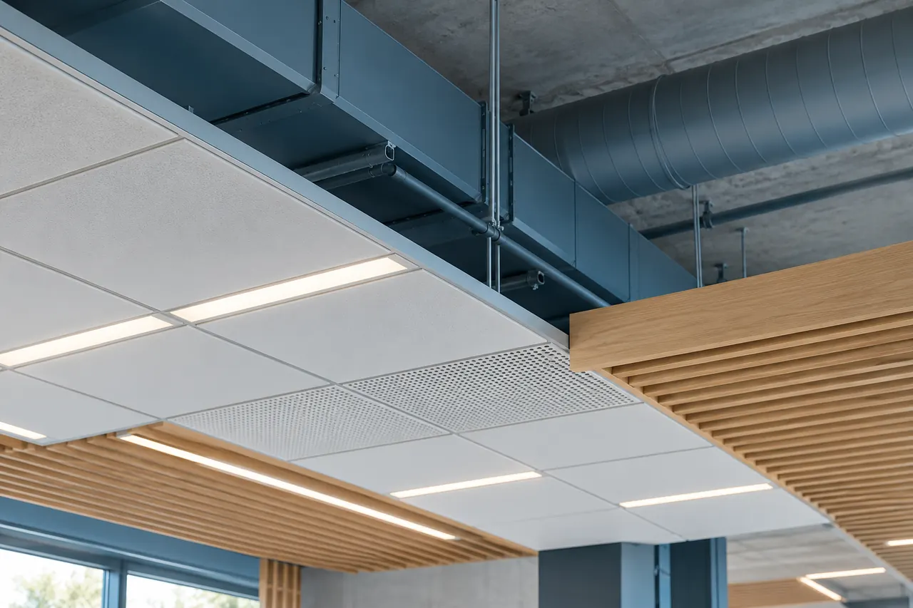 commercial construction concept · Red Oak