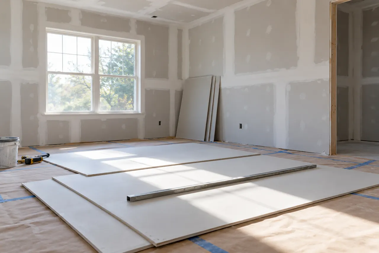 drywall concept · Red Oak