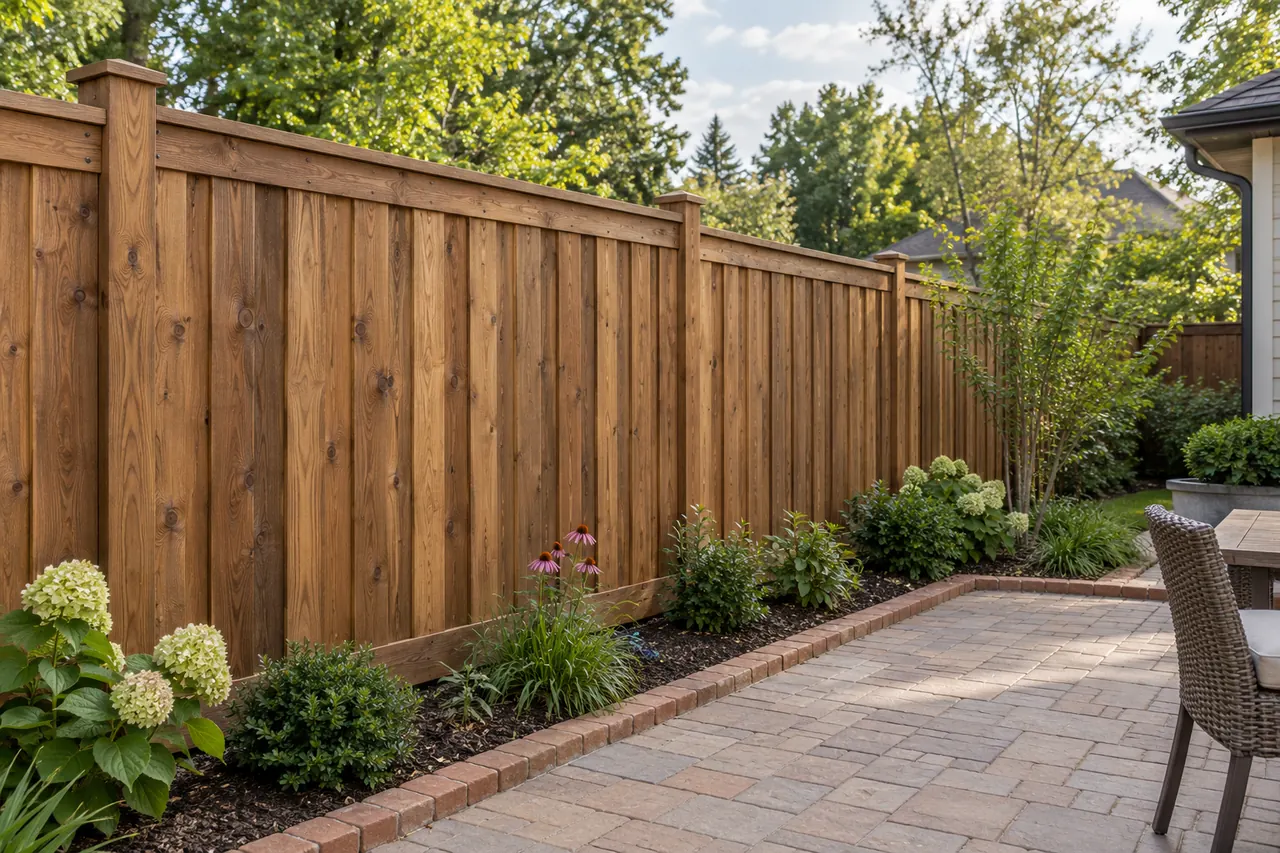 fencing concept · Red Oak