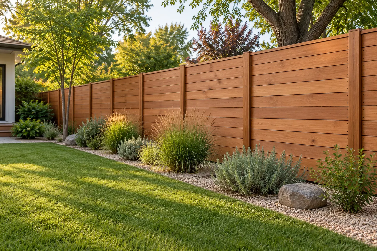 fencing concept · Red Oak