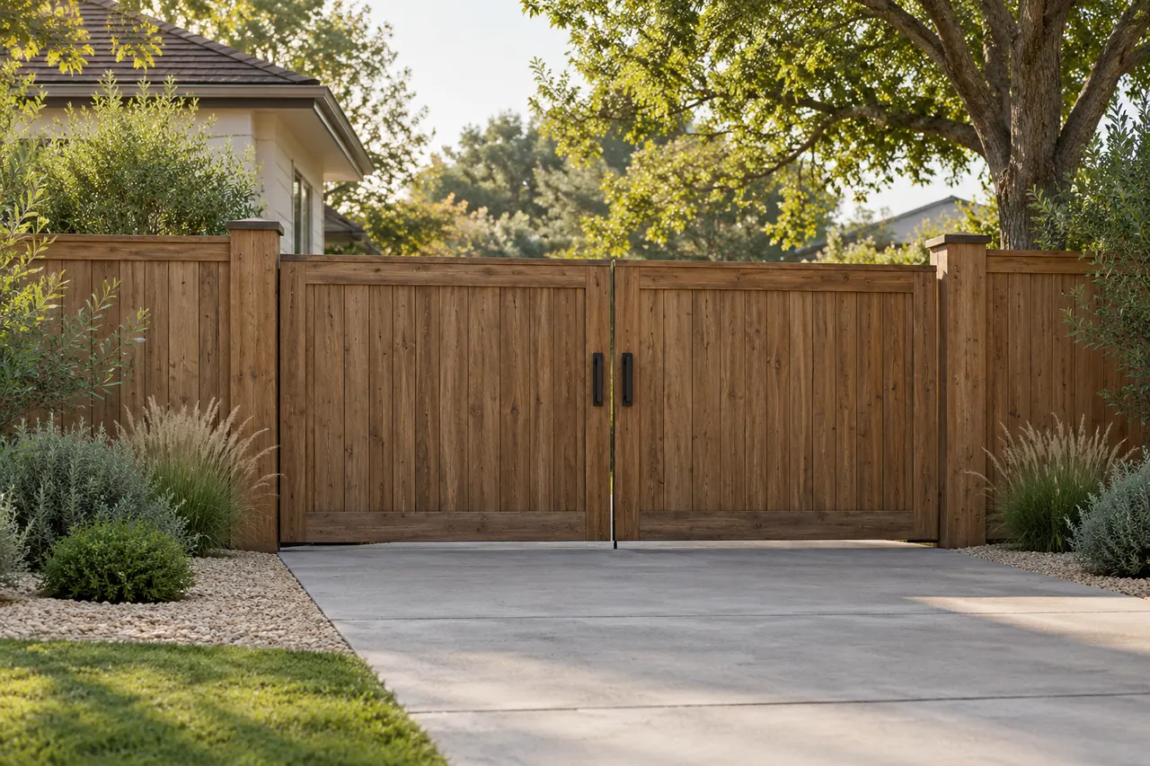 fencing concept · Red Oak