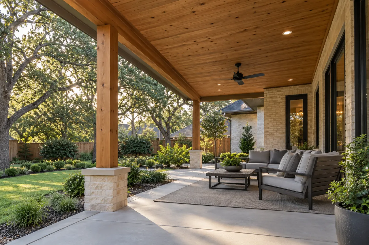 patio covers concept · Red Oak