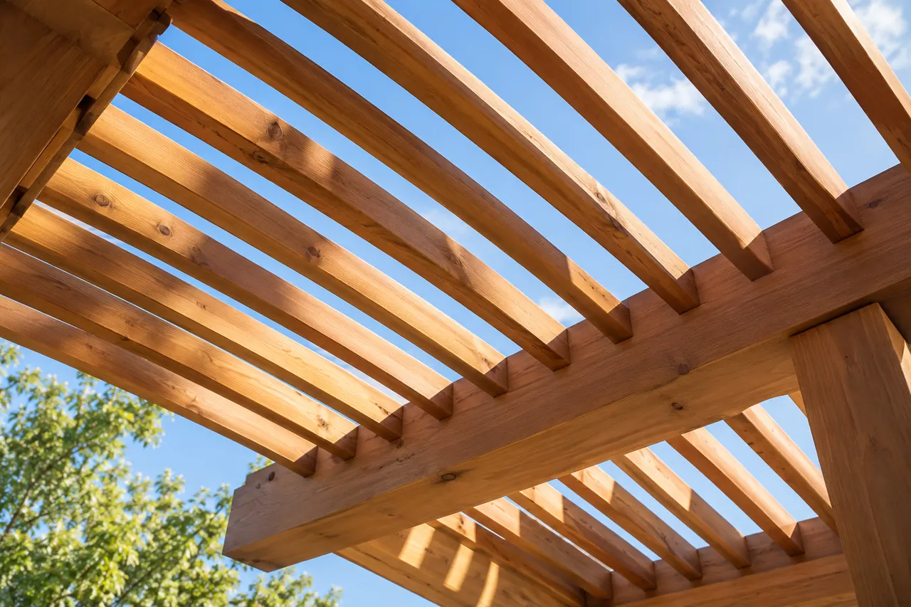 pergolas concept · Red Oak