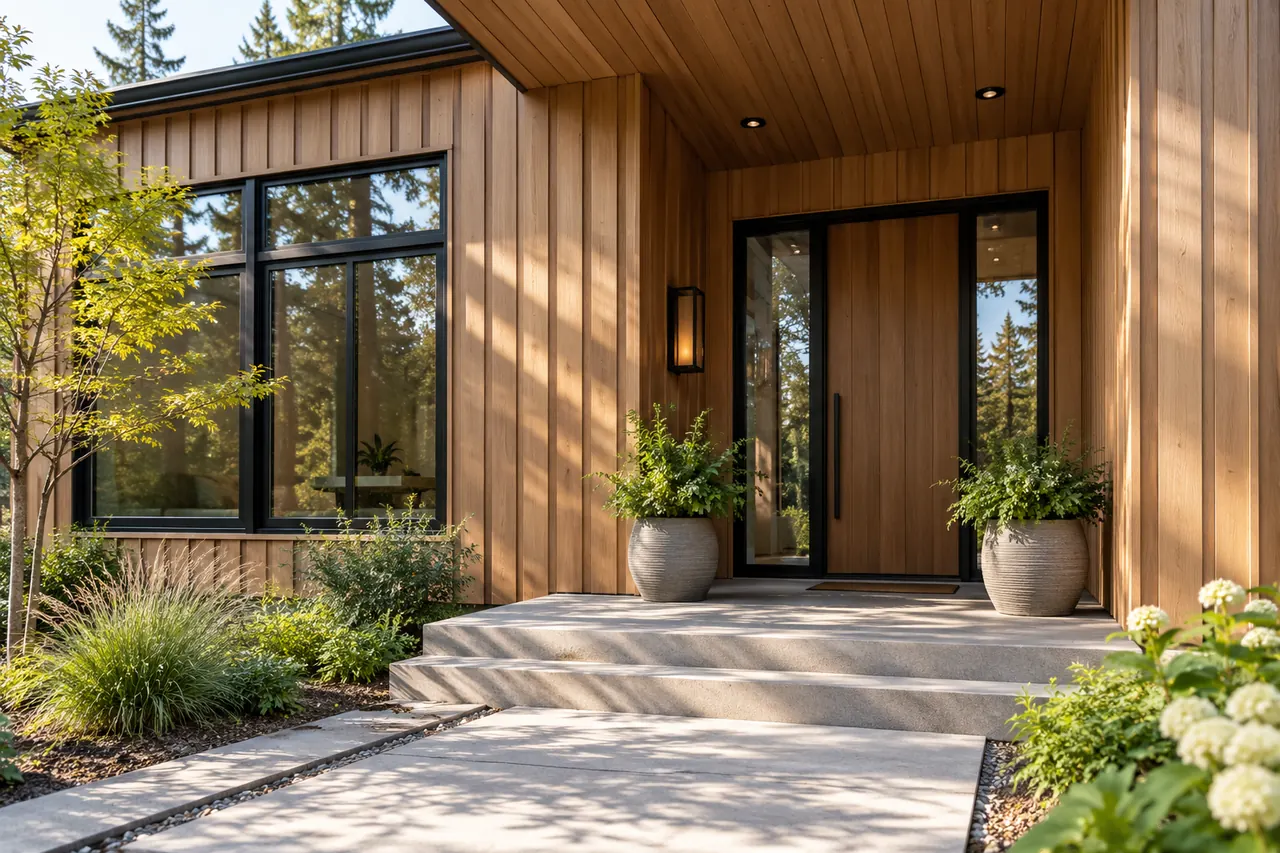 siding concept · Red Oak
