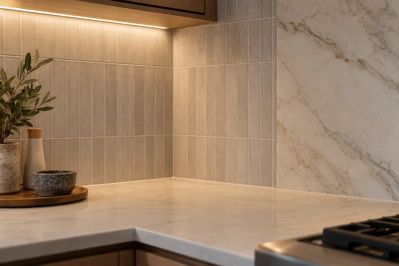 backsplash installation concept · Richardson