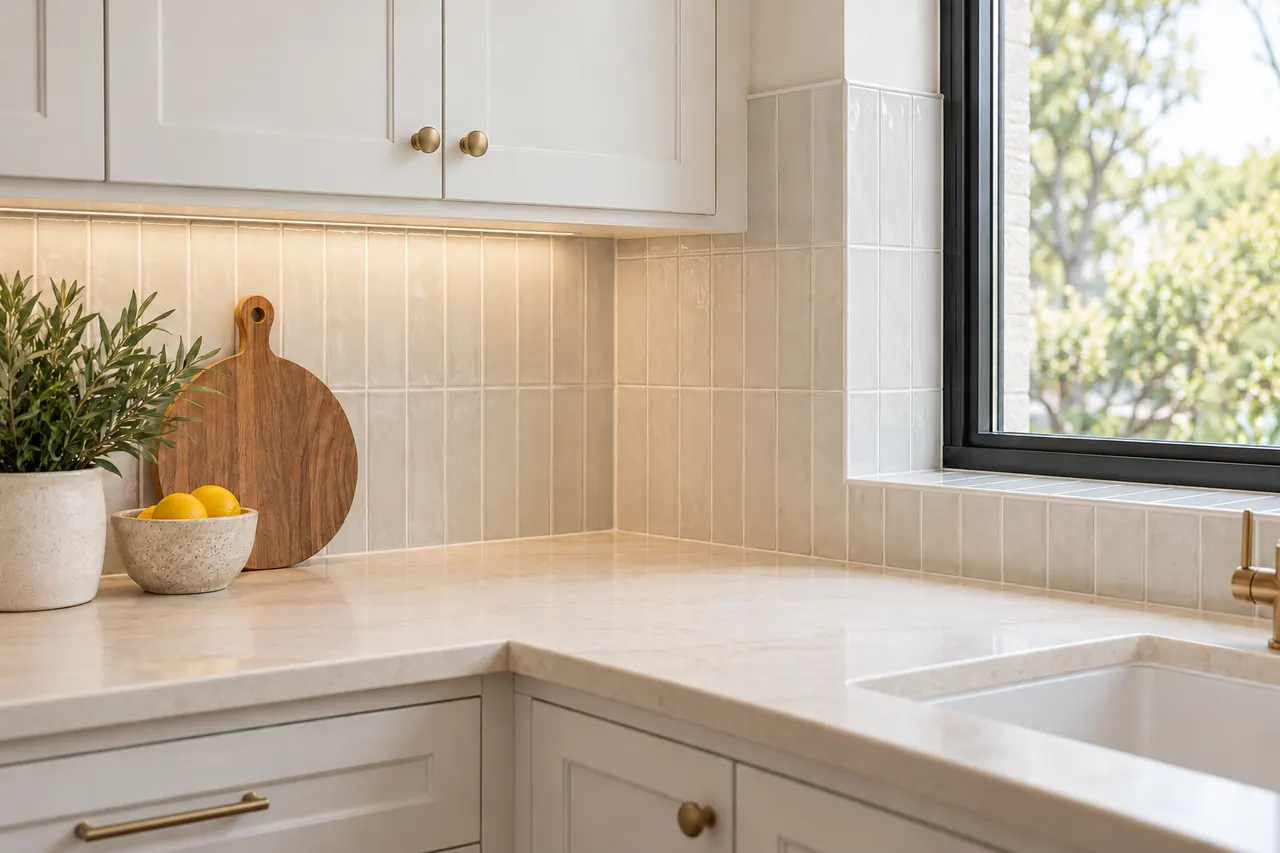 backsplash installation concept · Richardson