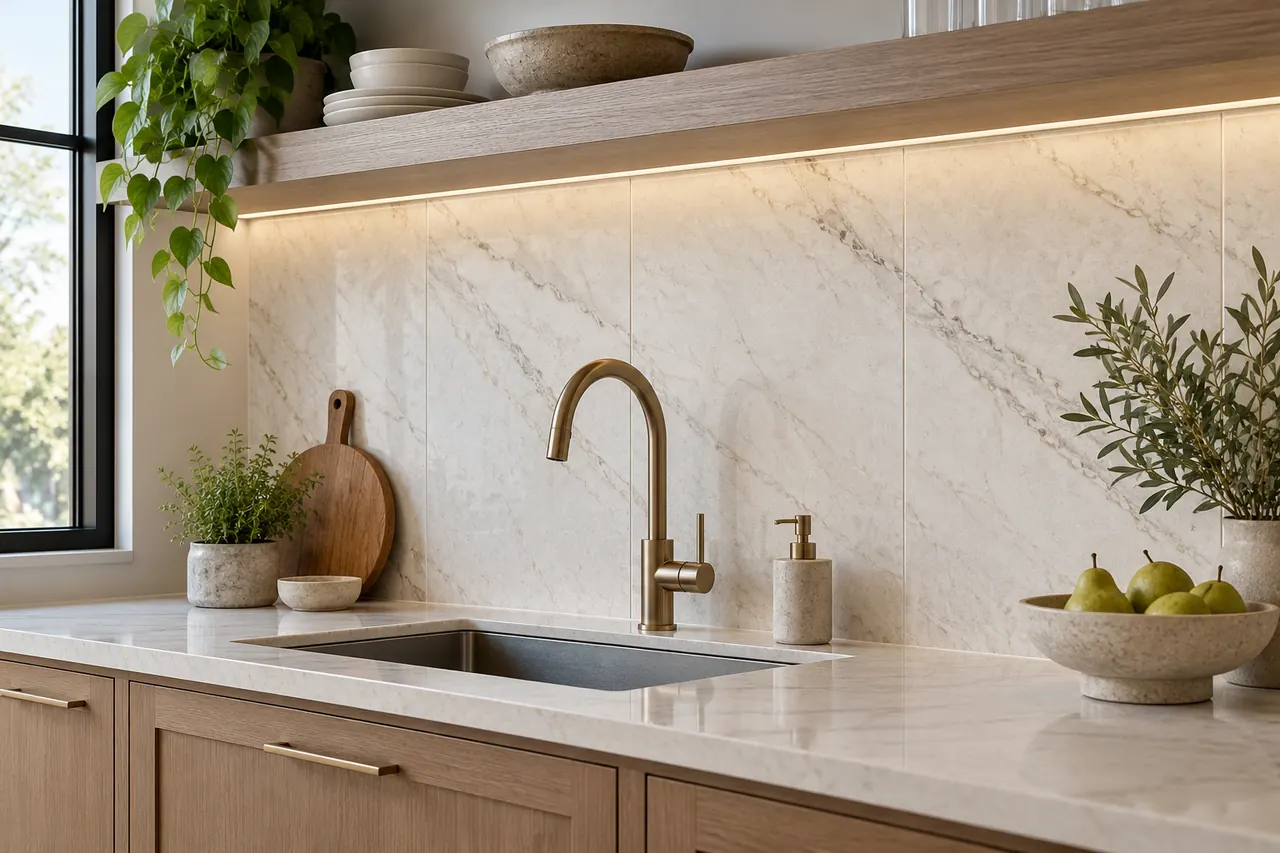 backsplash installation concept · Richardson