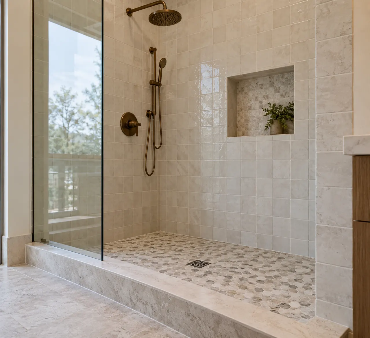 shower remodeling concept · Richardson