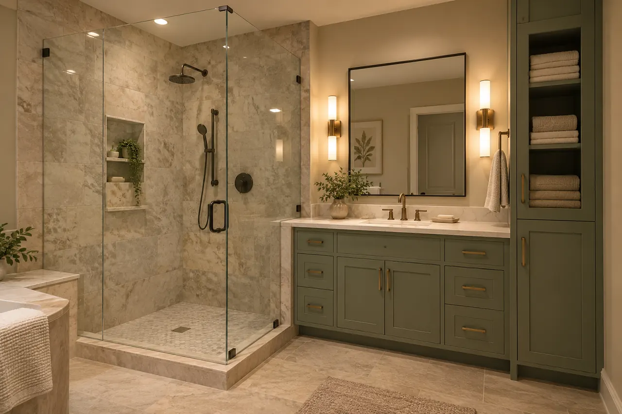 shower remodeling concept · Richardson