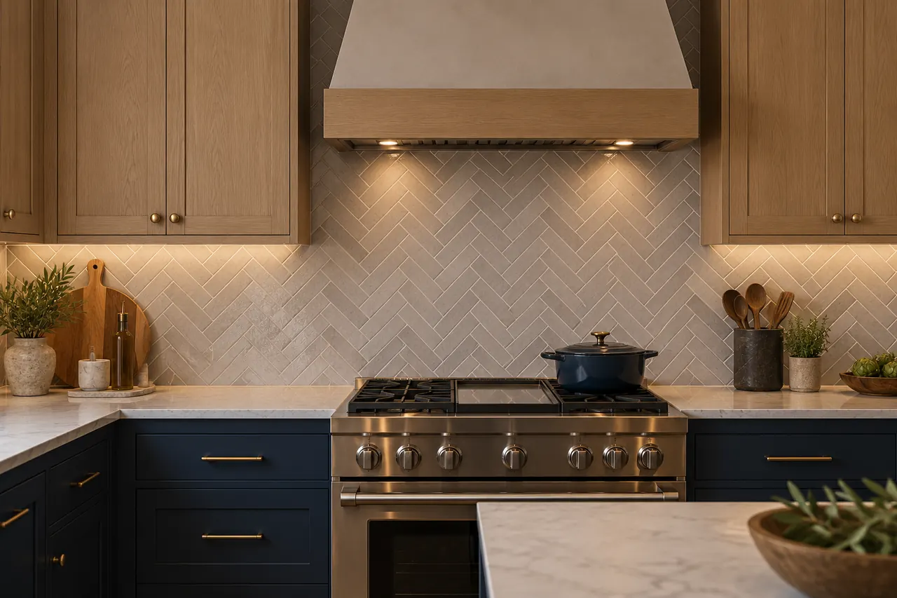 backsplash installation concept · Rockwall