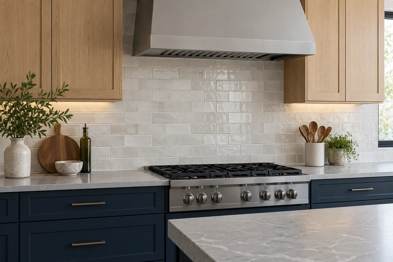 backsplash installation concept · Rockwall