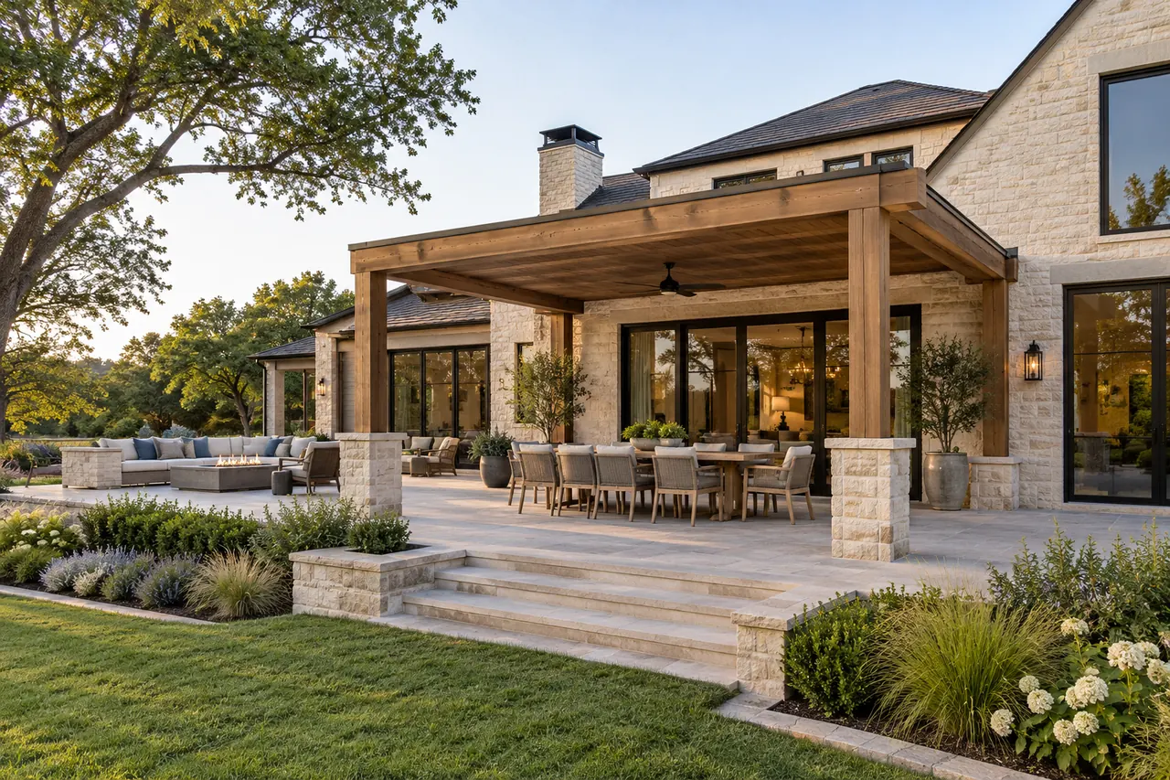 outdoor living concept · Rockwall