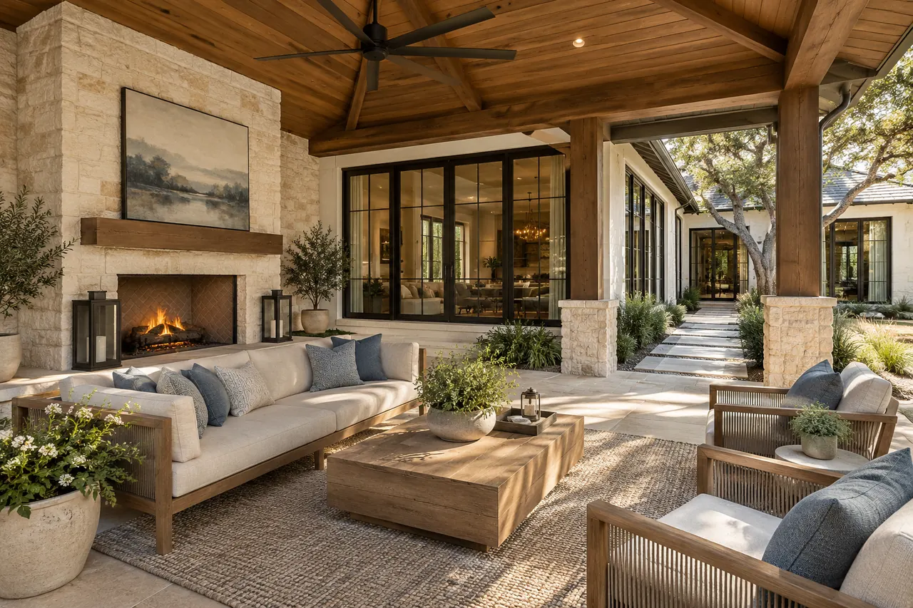 outdoor living concept · Rockwall