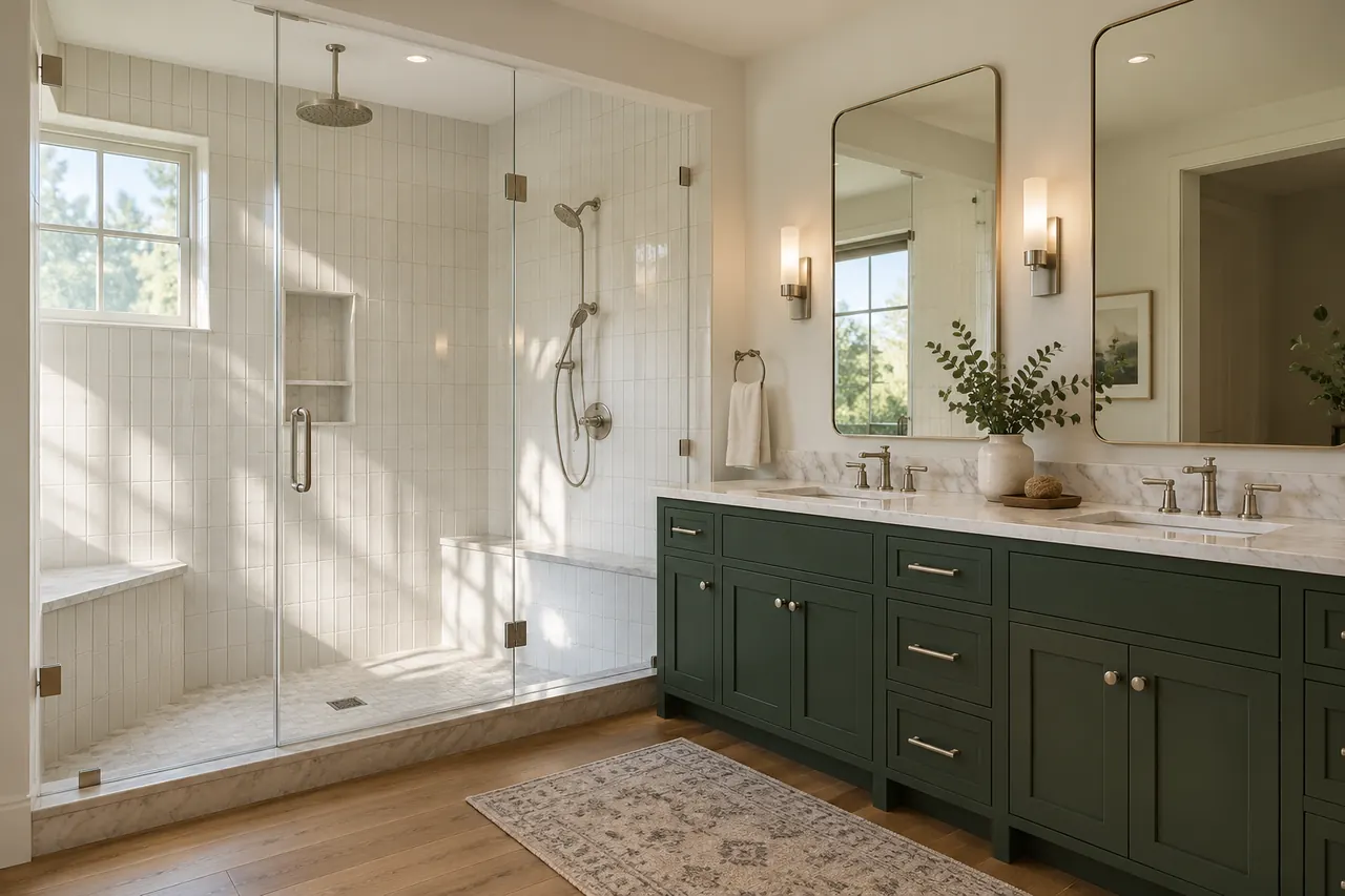shower remodeling concept · Rockwall