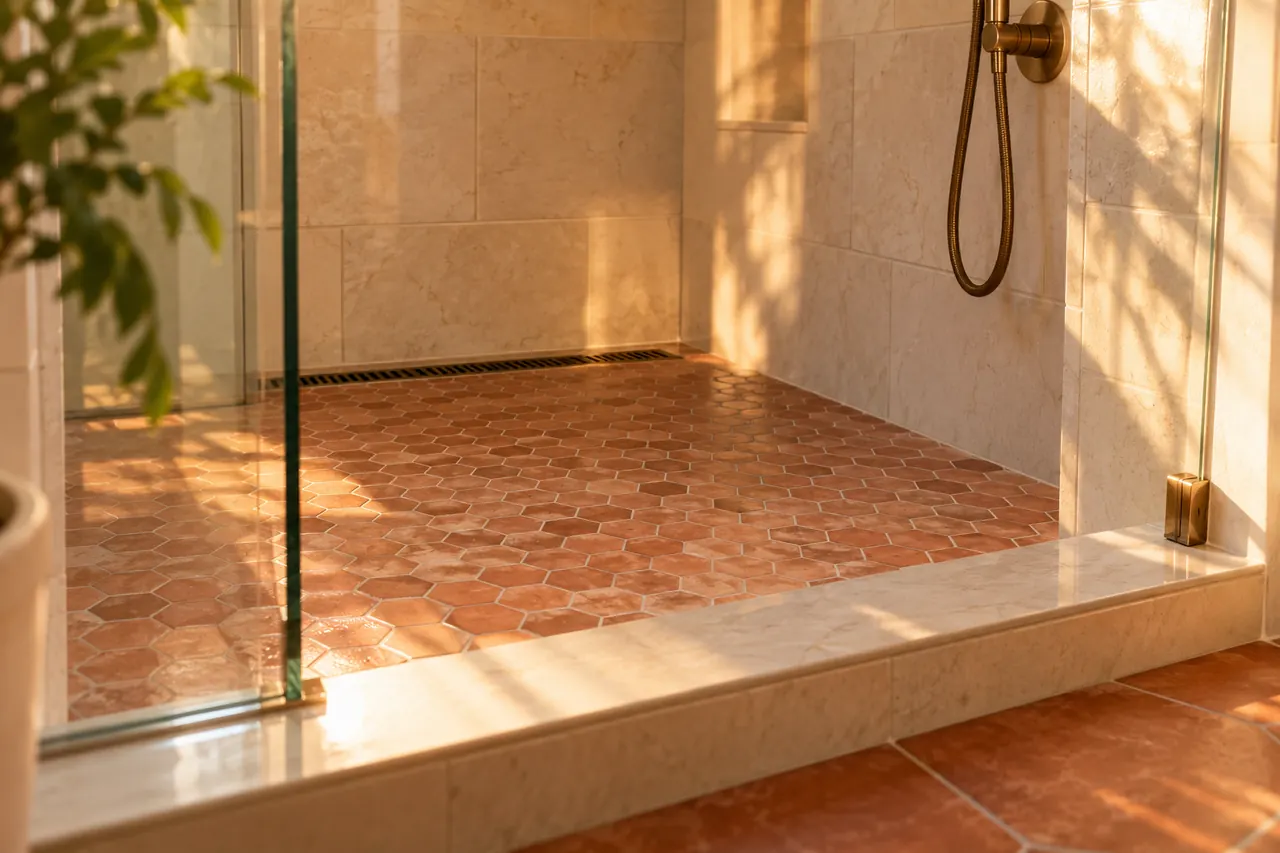 shower remodeling concept · Rockwall