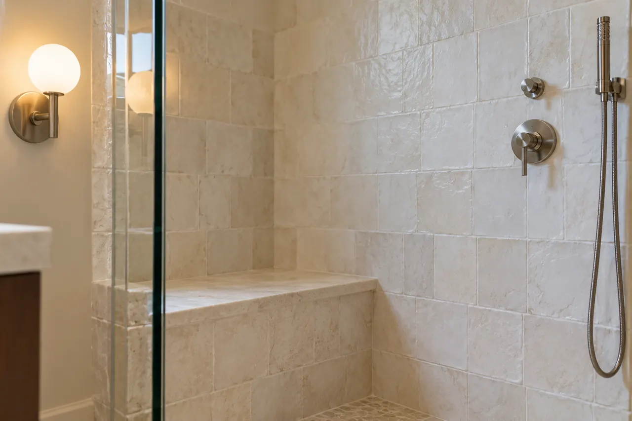 shower remodeling concept · Rockwall