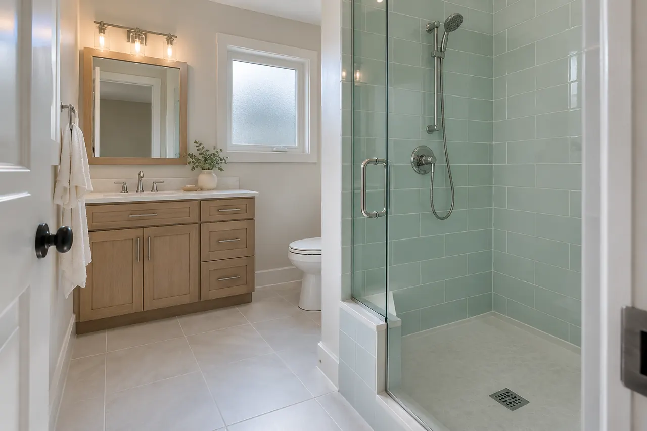 shower remodeling concept · Rockwall