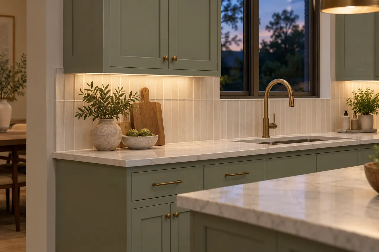 backsplash installation concept · Rowlett