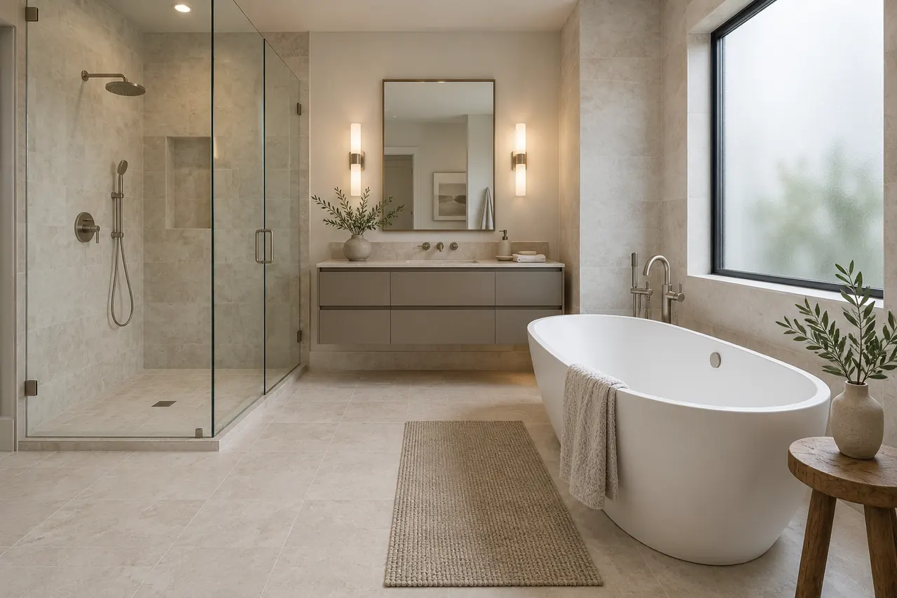 bathroom remodeling concept · Rowlett
