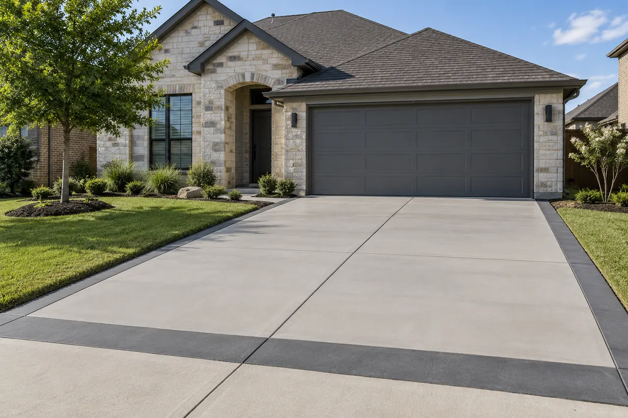 concrete driveways concept · Rowlett