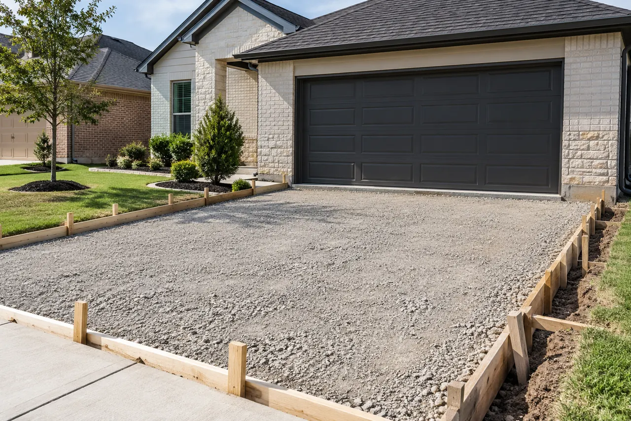 concrete driveways concept · Rowlett
