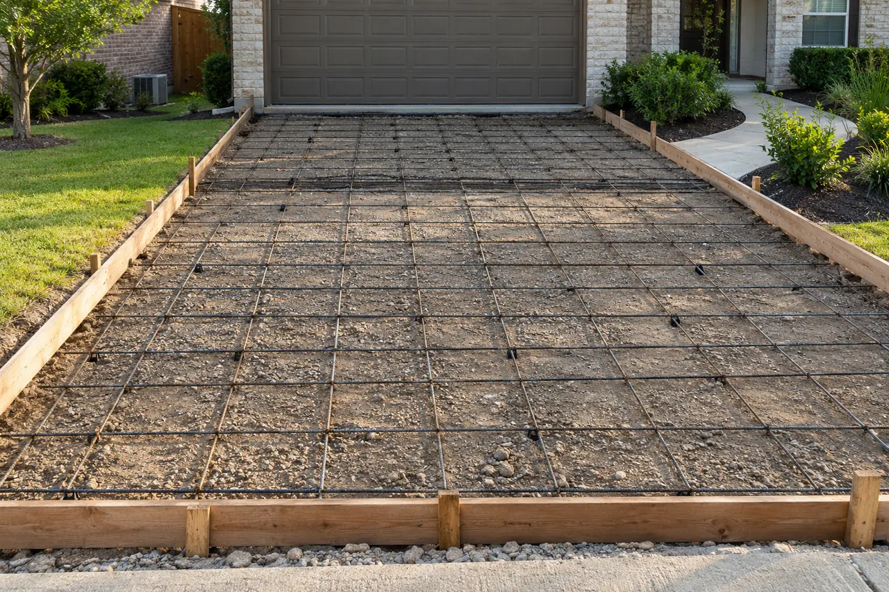 concrete driveways concept · Rowlett
