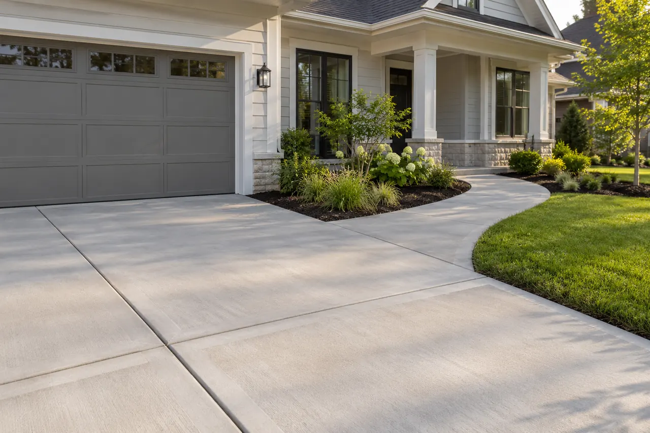 concrete driveways concept · Rowlett